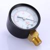50mm Face Double Scale Pressure Gauge 1/4inch NPT Lower Mount 0~-30nhg 0~-1Bar Vacuum Manometer for Air Water Fuel Liquids