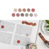 2 Rollen 14*14mm Hartbonbon Punktfarbe Washi Journaling Schreiben Erinnerung Washi Tape Deko Geschenk Etikett Ins Abdeckbänder Leicht zu reißen
