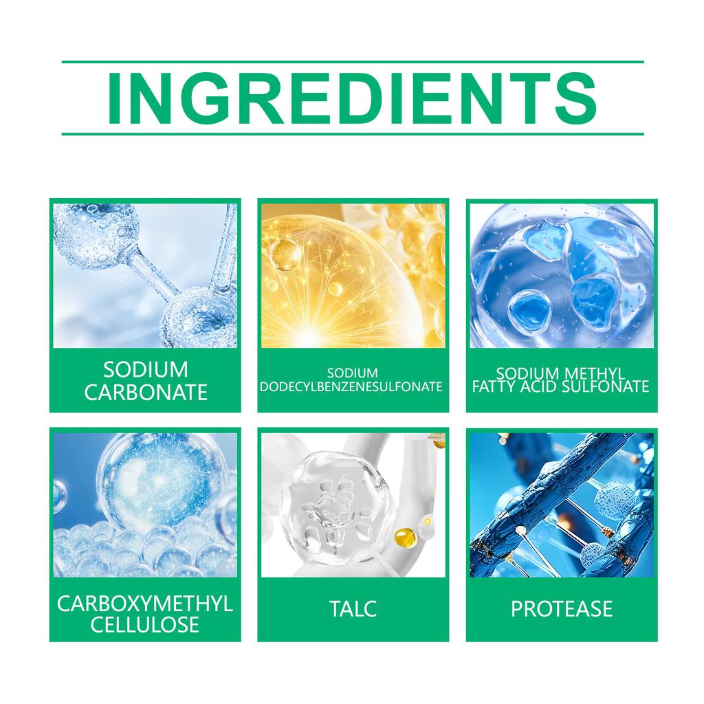 Pet Hair Dissolving Agent, Suitable For Household Clothes Stain Removal And Washing Machine Cleaning, Dissolves Pet Hair100g