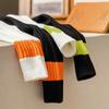 Chaussettes Longues Hommes Tendance Chaussettes Coton Printemps Désodorisantes Absorbantes Sueur Sport Yu Wenle Avec le Même Tube Long Blanc Hommes