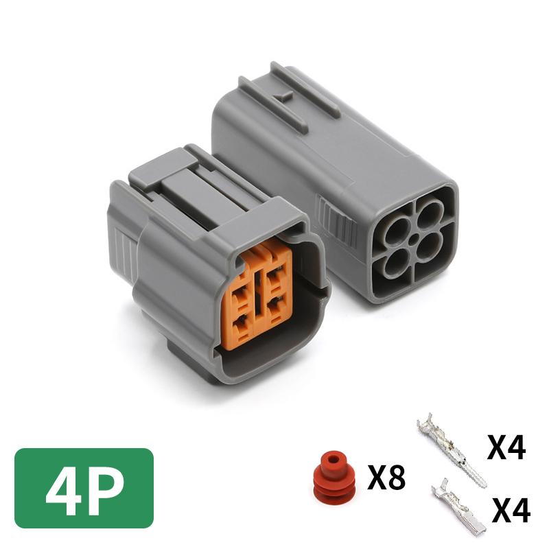5/10/100 sets 6195-0003 Sumitomo DL type 2Pautomotive waterproof connector fog lamp plug connector male female terminal sheath