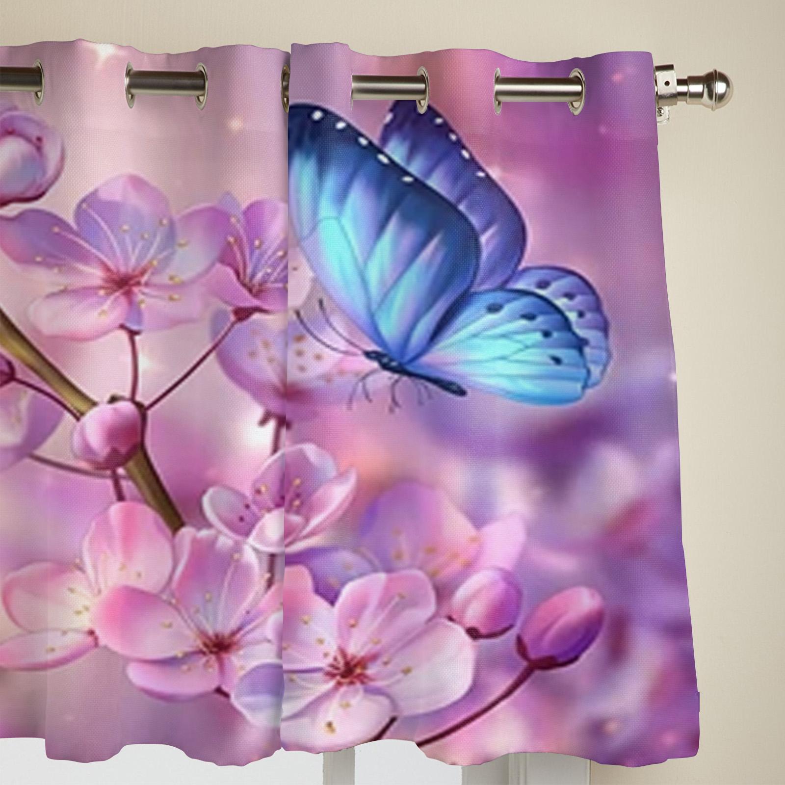 Бабочка и розовая вишня — фото 3