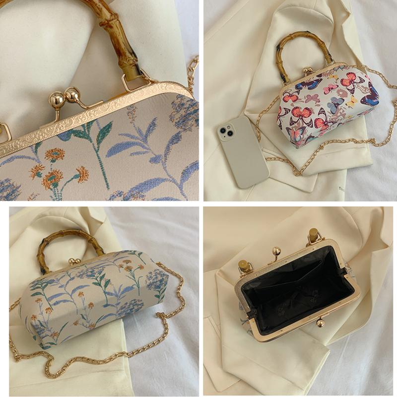 Women's luxury clutch bag feminine chain retro shoulder messenger ladies' bag party