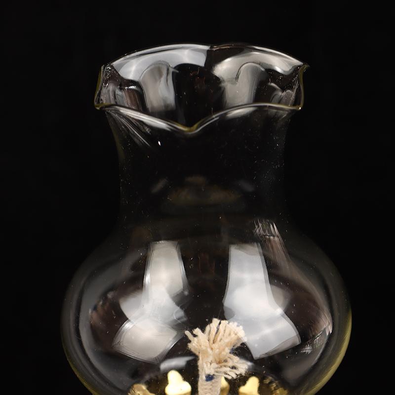 Retro Style Glass Oil Lamp Vintage Kerosene Lamp Antique Oil Lamps For Indoor Use Lamplight Tabletop Emergency Lighting Tool