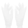 Short Gloves with Resin Nails for Halloween Costume