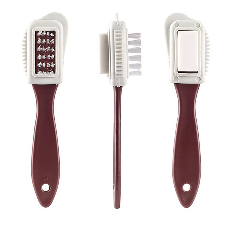 2-Side Cleaning Brush Kit For Suede Leather Nubuck Shoes Boot Cleaner Stain Dust