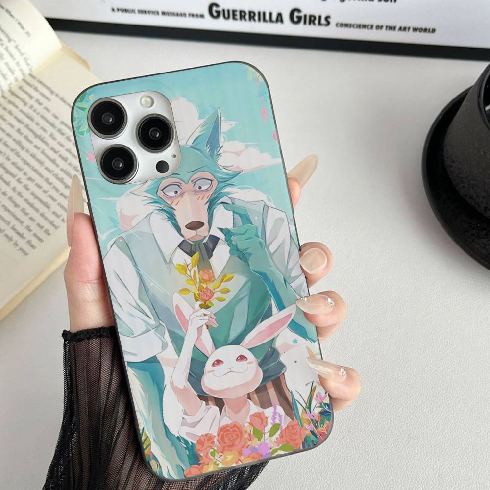 Classic Japanese Anime B-Beastars For IPhone 17 16 15 14 13 12 11 Pro Max Plus Pro Clear Phone Cover Non-Slip Shell