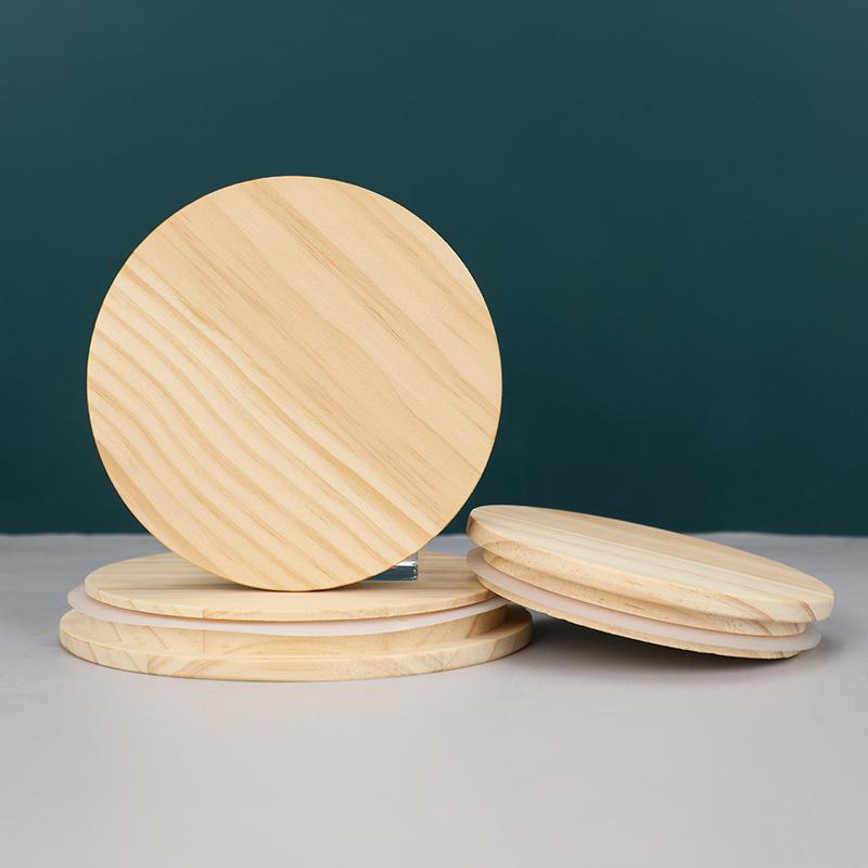 Bamboo Wood Lid for Glass Bottles and Jars