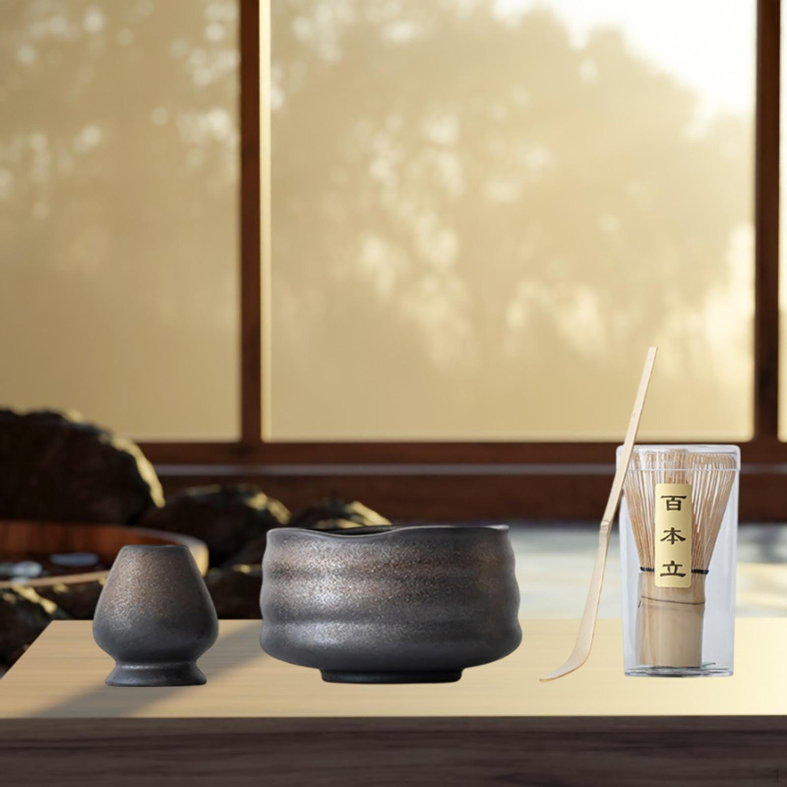 

Керамический набор чаш для матча для чайной церемонии дома Style B