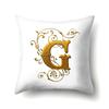 Polyester Pillow Case Car Decoration Home 26 English Letters Printed Car Waist Cushion Pillow Case