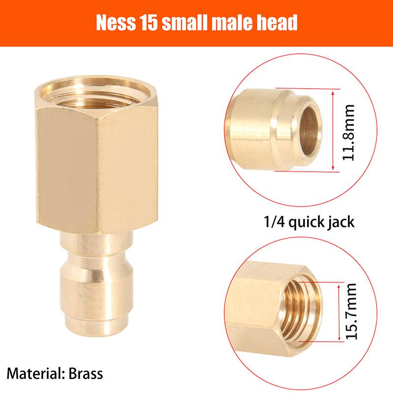 High Pressure Water Gun Water Pipe Quick Connector Car Washing Machine Water Outlet Accessories