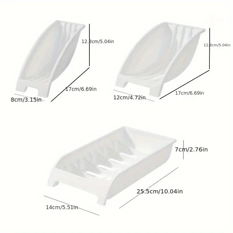 Kitchen Shelves, Dish Dishes Dishes Tableware Storage Draining Rack, Home Multifunctional Rack, Holds Plates In Upright Position