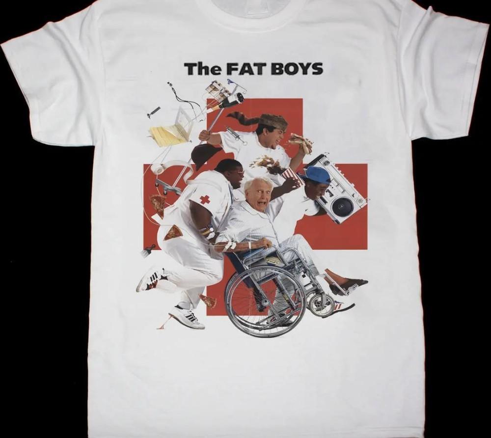 Collection Fat Boys Band Gift For Fan T-Shirt White All Size Unisex Unisex T-Shirt XL