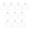 10pcs Universal Detachable Transparent Mobile Phone Lanyard Patch Phones Crossbody Strap Hanging Cord Replacement Gasket