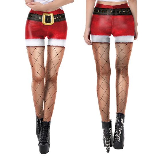 Women's Christmas Leggings High Waist Funny Printed Yoga Pants Soft Stretchy Merry Xmas Holiday Tights Costume
