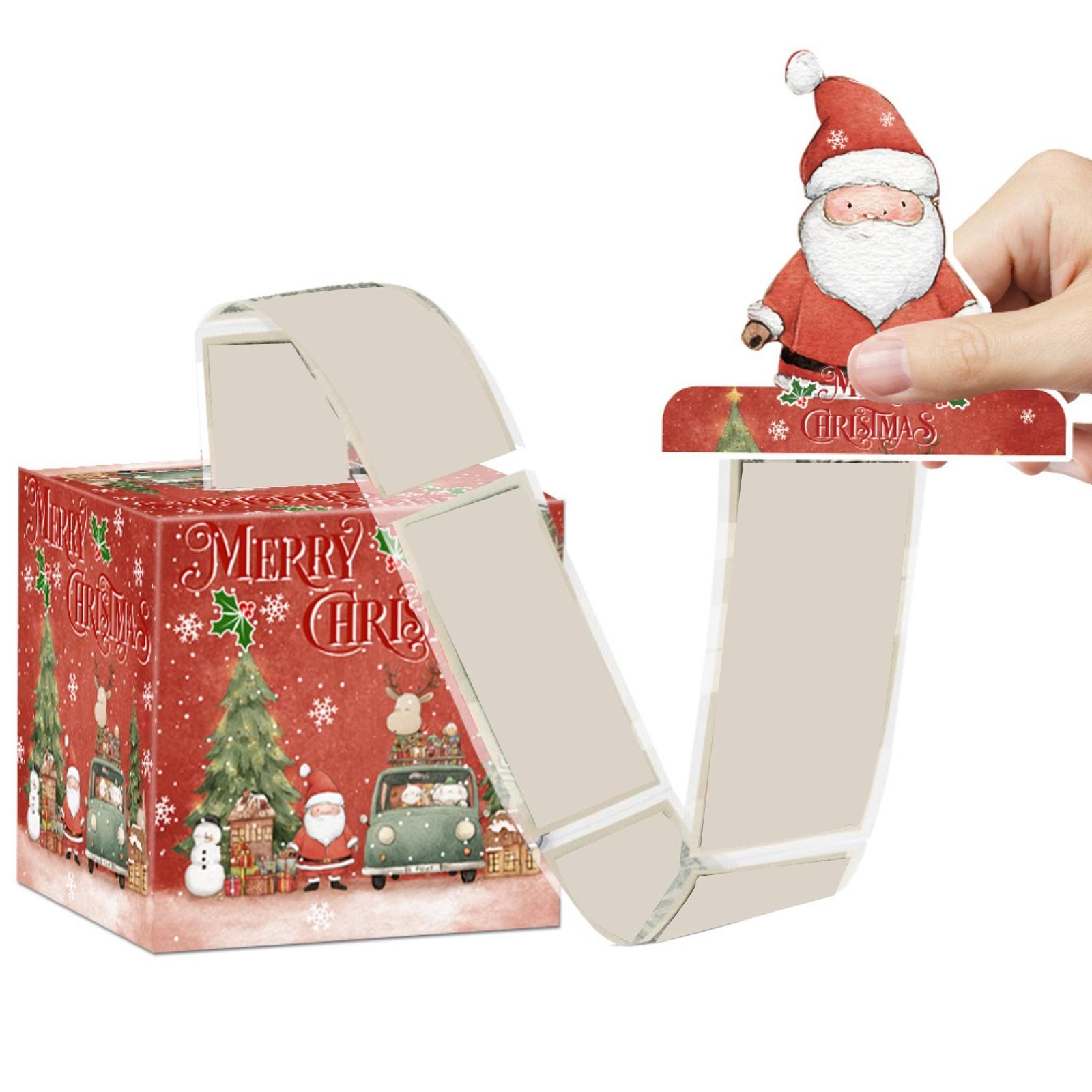 

Рождественская тематическая вечеринка Мультяшный Клаус Коробка-сюрприз для подарков Вечеринка Декоративные элементы One Size