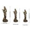 Vintage Resin Greek Goddess of Wealth Home Decoration Statue Home & Cashier & Office Desktop Decor Lucky Angel Crafts Gifts