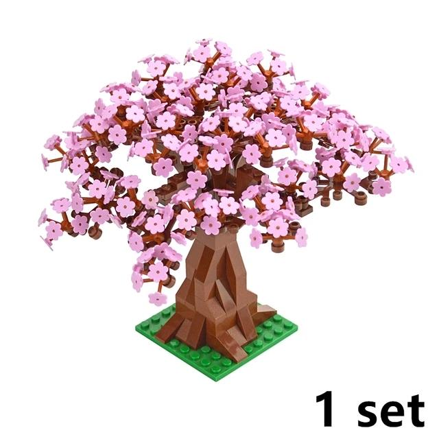 DIY Plant Tree City Bricks Assemble MOC Pine Christmas Tree Model Building Blocks Educational Creative Toys For Children Gifts