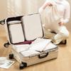 Set/4Pcs Portable Travel Compression Packing Cubes Bag Waterproof Organizer Bags Suitcase Clothes Organizers Handbag Travel Bag
