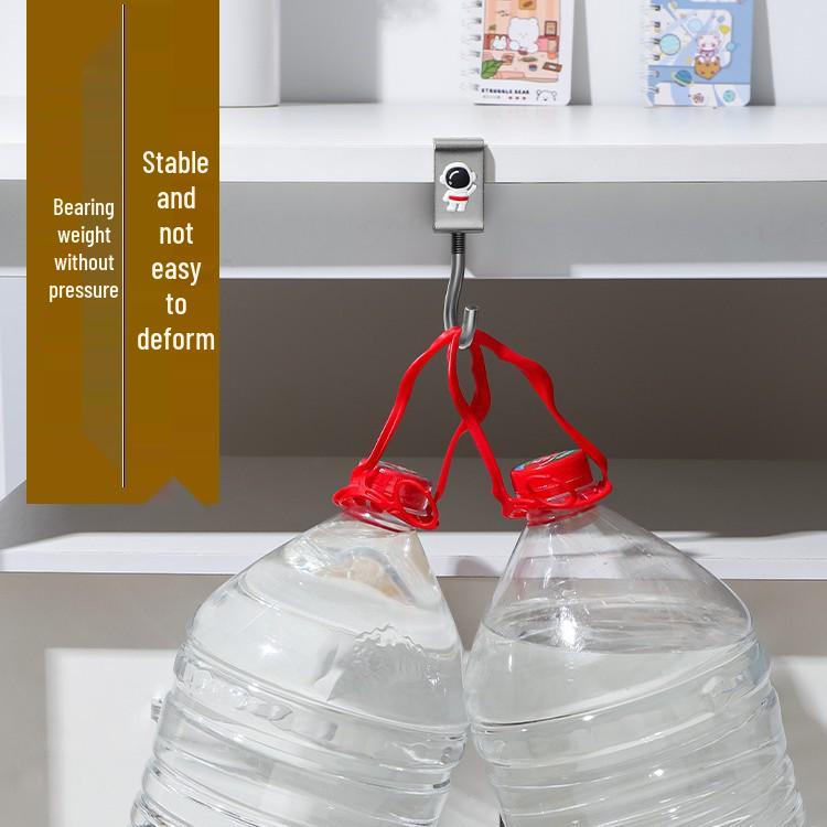 Adjustable Desk Edge Hook for Backpacks & Bags - Perfect for School & Dorm Use
