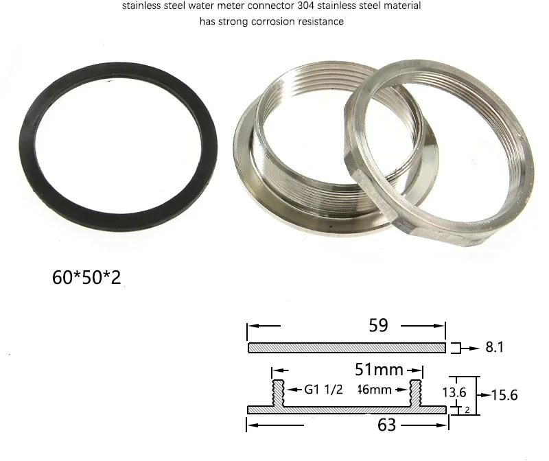 3/4”1"1.2"1.5"2 Zoll Edelstahl Rohrfitting Wassertank Loch Ablaufanschluss Wassereimer Wasserturm Verbindung