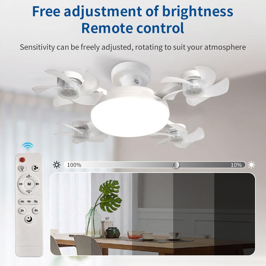 2-in-1 60W E27 Drohnen-Design Kronleuchter Lüfter Lampen AC85-265V Haus Restaurant Beleuchtung LED Deckenventilator Leuchte