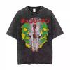 Anime Chainsaw Man T-shirt Denji Power Makima Aki Graphic T Shirt Men's Clothing Short Sleeve Oversized Tshirt