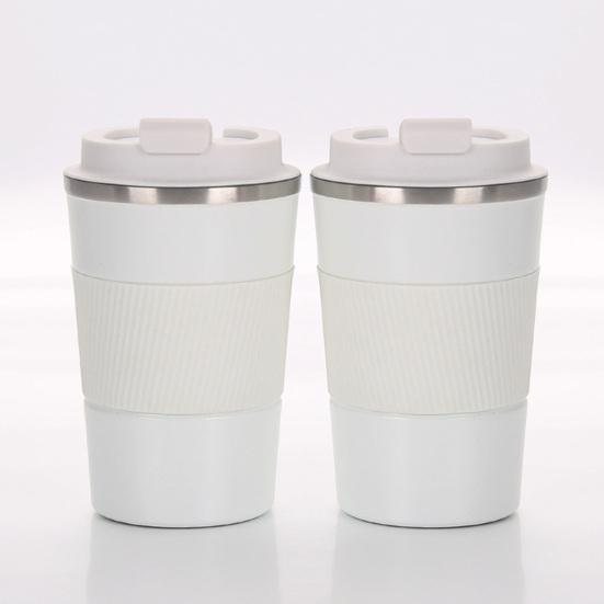 Šálek kávy 380 ml Velká kapacita Dobré utěsnění Netěsnost Protiskluzová nerezová ocel Vakuově izolovaný hrnek na vodu Domácí zdroj