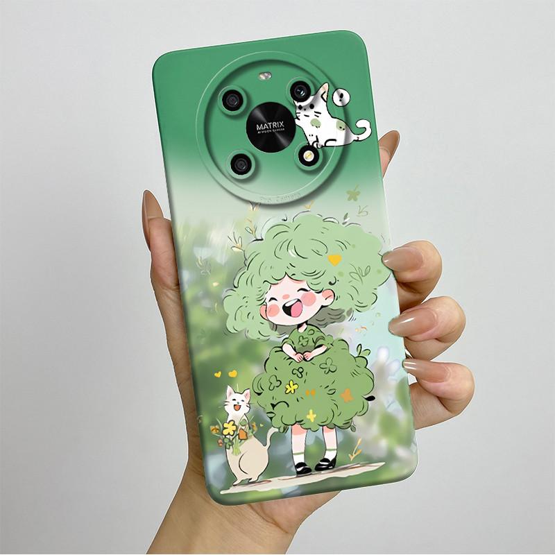 For Honor X9 4G 5G / Magic 4 Lite 4G 5G Phone Case ANY-NX1 LX1 LX2 LX3 Soft Silicone Sweet Painted Cover Cute Printed Casing