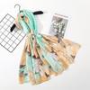 Butterfly floral simulation silk long silk scarf versatile temperament outwear shawl female