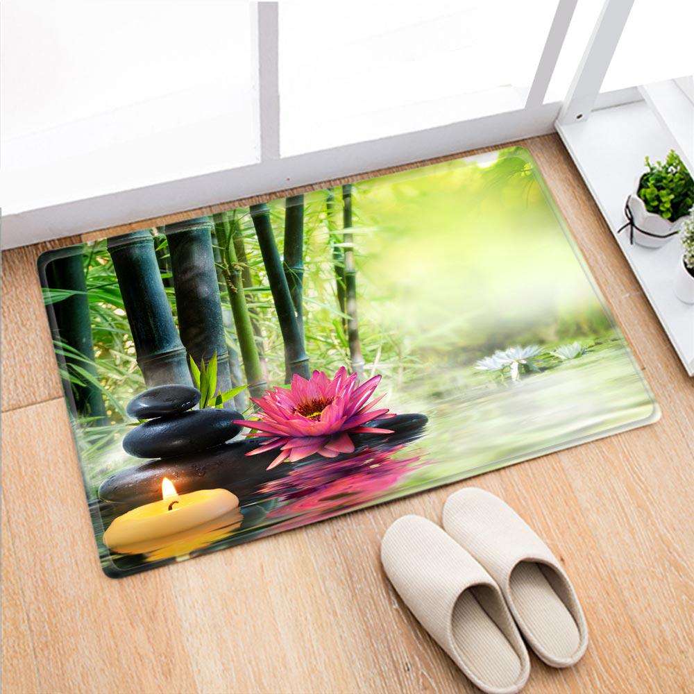Купить Zen Garden бамбуковый мягкий нескользящий коврик для спальни ...