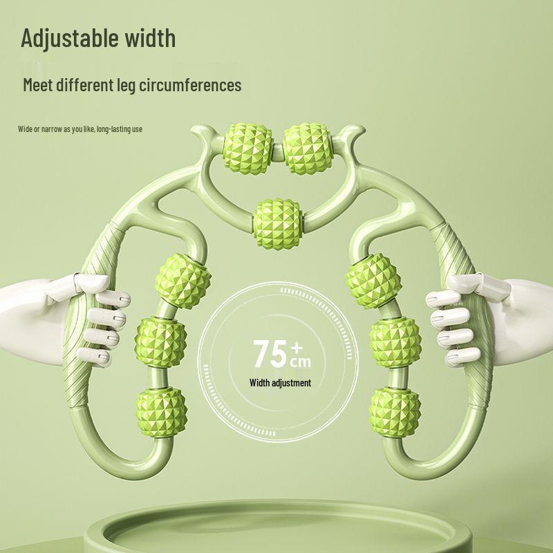 Nine-Wheel Leg Stretcher & Thigh Massager for Women's Yoga