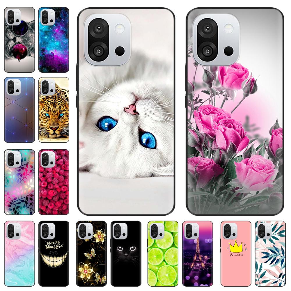 For OnePlus 13T Case Phone Case Soft Silicone Bumper Cover For OnePlus 13T Cases for One Plus 13 T Flowers Fundas Capa