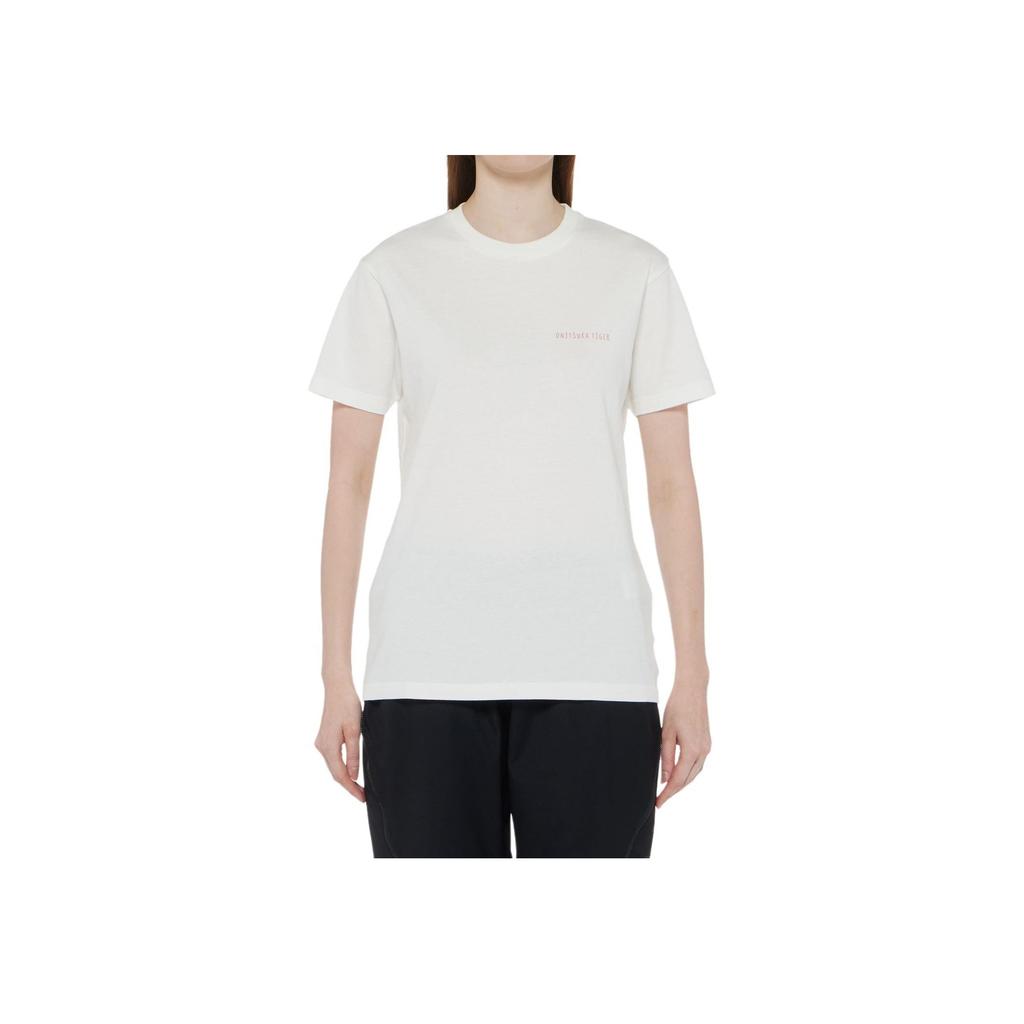 New Onitsuka Tiger GRAPHIC SS25 T Shirt Unisex Ecru 2183B460-700