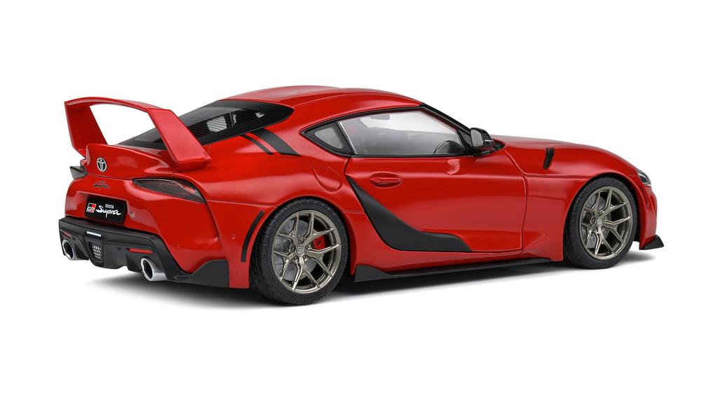 1/18 scale 2023 Supra GR Red Solido diecast model car. A very high-quality model!