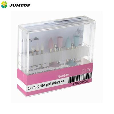Dental Composite Polishing Kit RA 0309 Ceramic Silicone Rubber Polishers Set for Contra Angle Dentistry Tools