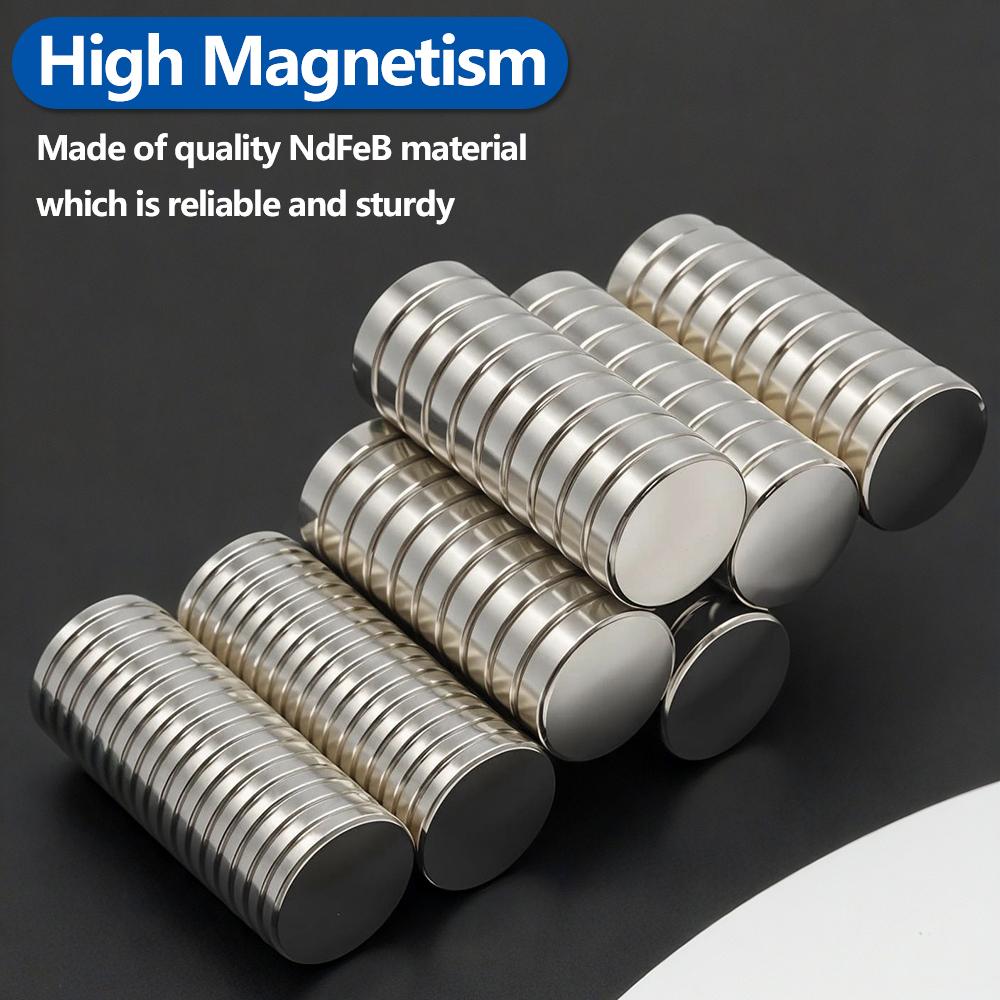 Powerful Neodymium Magnet N35 NdfeB Permanent Magnetic imanes Round Super Strong Fridge Magnets DIY 20x2 20x3 20x4 25x2 25x3