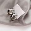 Fashion Small Simple Rhinestone Star Ear Buckle Hoop Earrings For Women Punk Cross Moon Sun Earrings Party Jewelry Wholesale