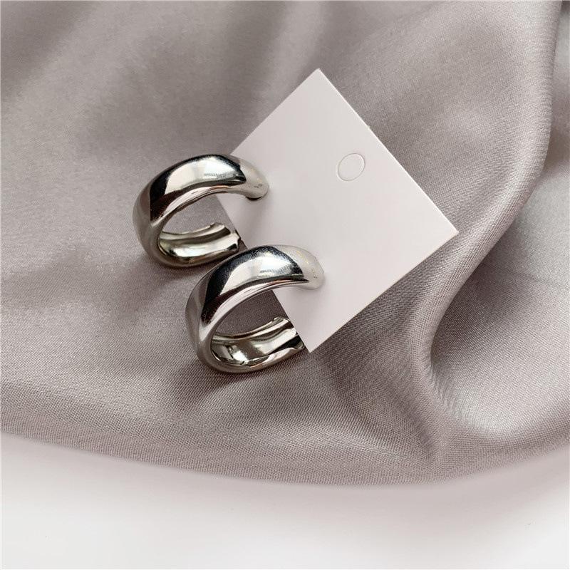 Fashion Small Simple Rhinestone Star Ear Buckle Hoop Earrings For Women Punk Cross Moon Sun Earrings Party Jewelry Wholesale