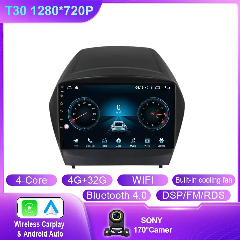 

Car Android 14 Carplay For Hyundai Tucson 2 LM IX35 2009 2010 2011 2012 2013 2014 2015 Auto Radio Multimedia Player Stereo WIFI
