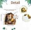 Mouse Wall Hole Sticker Mouse Reading Book Wall 3D Sticker Decal Funny Adorable Wall Corner Sticker Kids Room Nursery