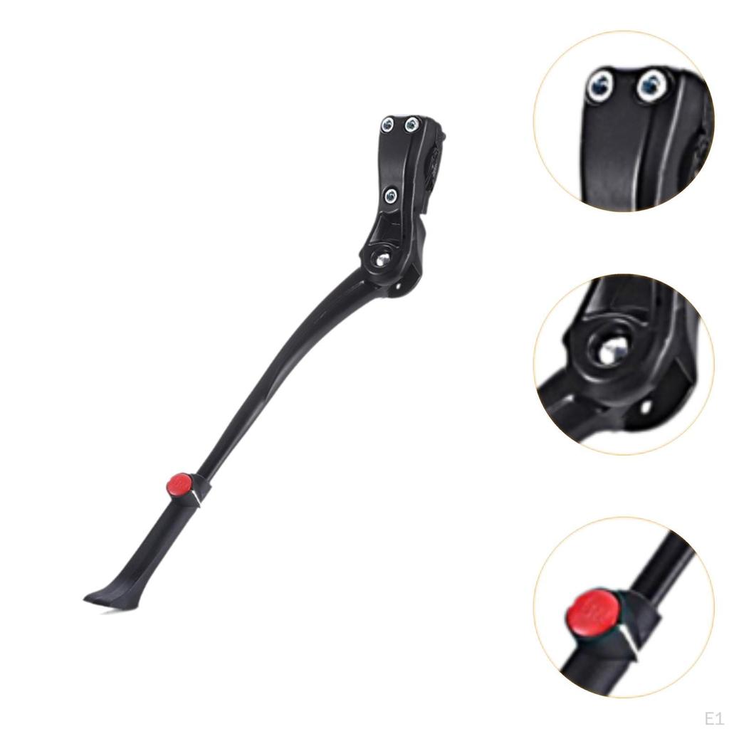 Bike Single Leg Kickstand Side Support Rack Adjustable Non Slip Metal Bicycle Foot Kick Stand