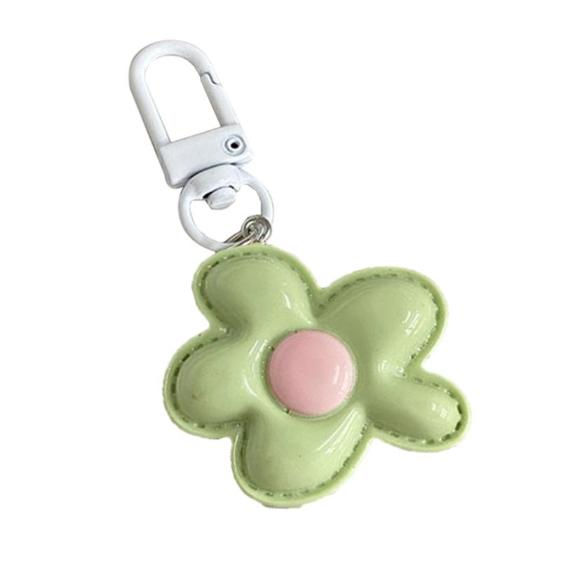 

Прекрасный брелок с цветочным шармом, подвеска-украшение для сумки-книги для девочки, сделай сам, брелки для ключей, аксессуары для ключей, ювелирные изделия для женщин зелёный