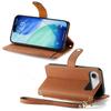 For iPhone Air Case RFID Blocking Zipper Pocket Leather Wallet Phone Cover with Strap