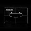 Musiclily Pro Single Coil Pickup Cutting Acrylic Template for Standard Strat Electric Guitar Body