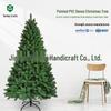 Eco-friendly 1.8m Green PVC Pointed Christmas Tree - European Style for Mall or Hotel Decoration