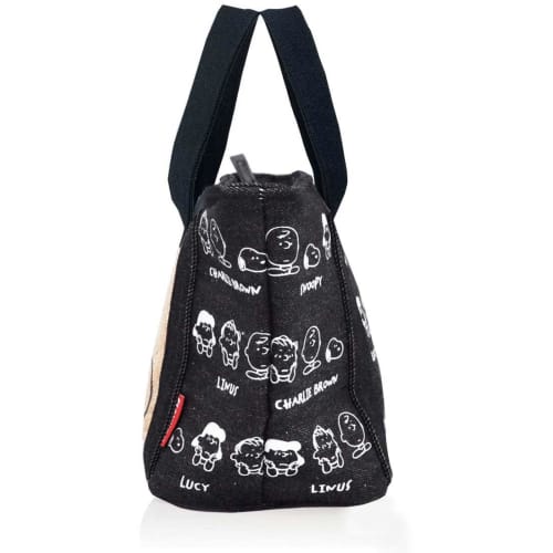 Skater Denim Cooler Bag with Cork Pocket, Tote Bag, Lunch Bag, Snoopy & Friends, KBCO3-A