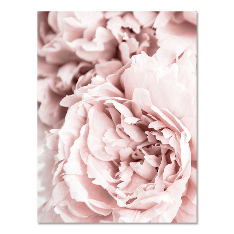 Flower Sheets for Paintings On The Wall Canvas Painting Decorative Pictures for Living Room with Frame Modern Decoration Table