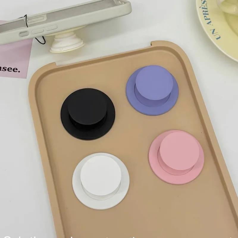Per Magsafe Magnetico Carino Caramella Retrattile Airbag Supporto Stand Ins Colore Solido Rotondo Impugnatura Telefono Porta Carica Wireless Dito