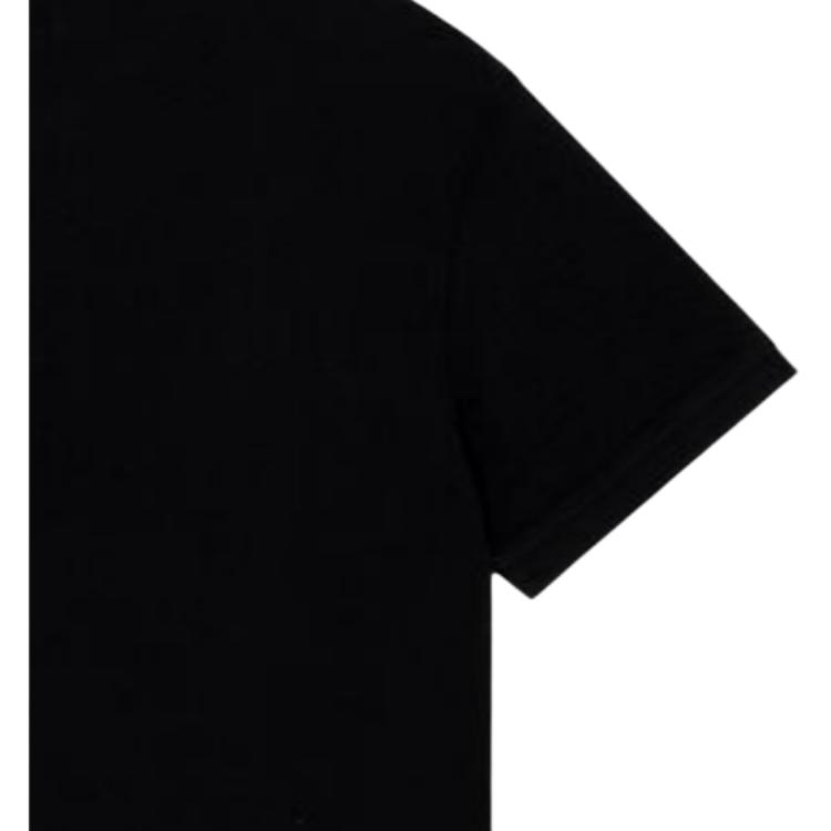 Levis Solid Color Short Sleeve Polo Shirt Unisex tops Black A0229-0005